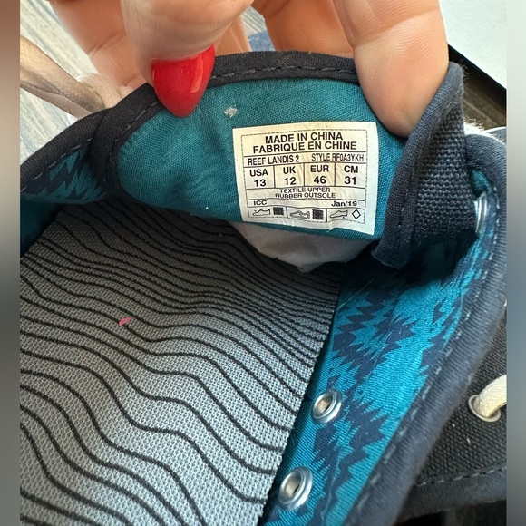 Reef Landis 2 Men’s Sneaker Navy/White NWT (Size 13) - Picture 8 of 9